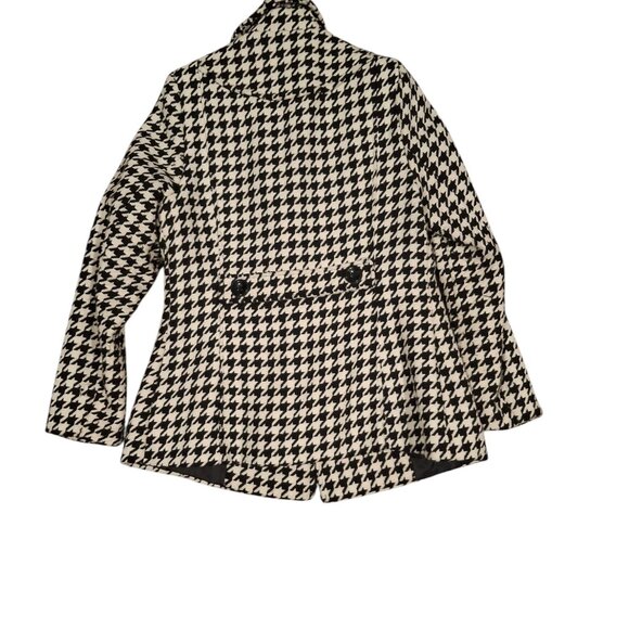 Houndstooth Black and White Coat - Picture 2 of 2